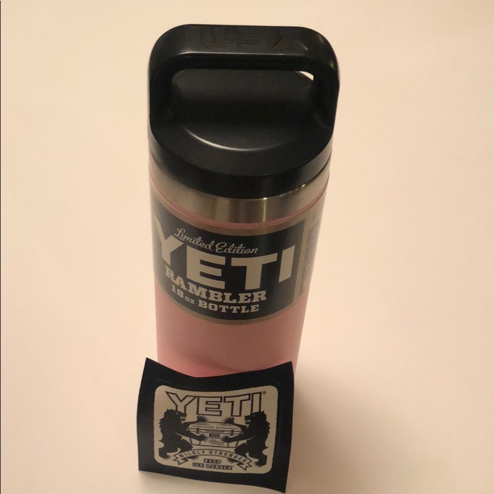 YETI Rambler 18OZ Bottle Pink Limited Edition